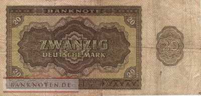 Germany - 20  Deutsche Mark (#DDR-06_F)
