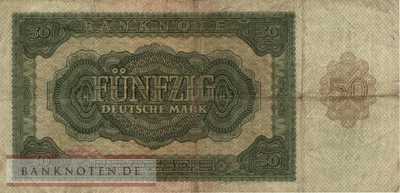 Germany - 50  Deutsche Mark (#DDR-07a_F)