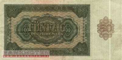 Germany - 50  Deutsche Mark (#DDR-07a_VF)