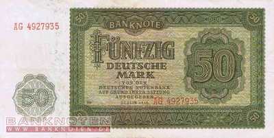 Germany - 50  Deutsche Mark (#DDR-07a_XF)