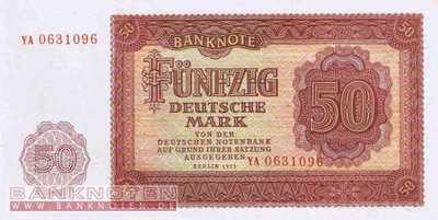 Germany - 50  Deutsche Mark - Replacement (#DDR-14b_UNC)