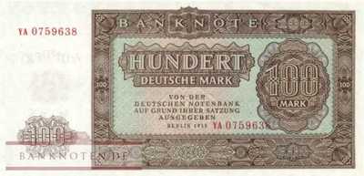 Germany - 100  Mark - Replacement (#DDR-15b_UNC)