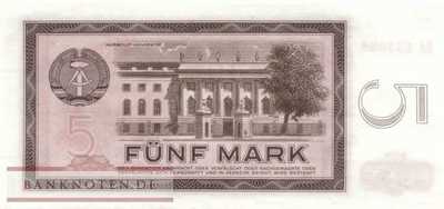 Germany - 5  Mark (#DDR-16a_UNC)