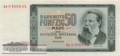 Deutschland - 50  Mark (#DDR-19a_AU)