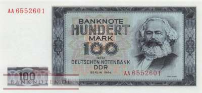 Deutschland - 100  Mark (#DDR-20a_UNC)