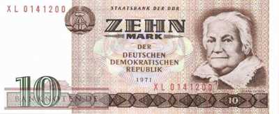 Deutschland - 10  Mark - Ersatzbanknote (#DDR-21d_UNC)