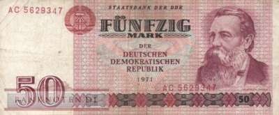 Germany - 50  Mark (#DDR-22a_F)