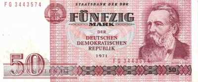 Germany - 50  Mark (#DDR-22c_XF)
