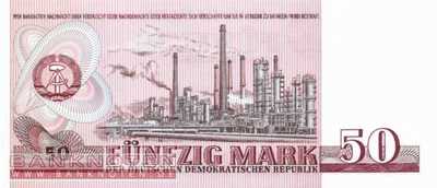 Deutschland - 50  Mark - Ersatzbanknote (#DDR-22d_UNC)