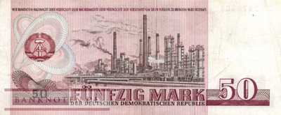 Deutschland - 50  Mark - Ersatzbanknote (#DDR-22d_VF)
