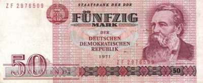 Deutschland - 50  Mark - Ersatzbanknote (#DDR-22d_VF)