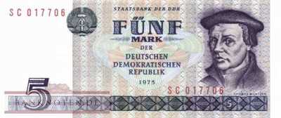 Germany - 5  Mark (#DDR-23c_UNC)