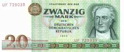Germany - 20  Mark (#DDR-24a_UNC)