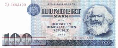 Deutschland - 100  Mark - Ersatzbanknote (#DDR-25b_XF)