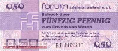 DDR-Forumscheck - 50  Pfennig (#DDR-29a_UNC)