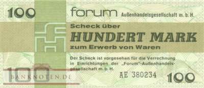 DDR-Forumscheck - 100  Mark (#DDR-35a_UNC)