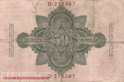 Deutschland - 50  Mark (#DEU-022a_F)