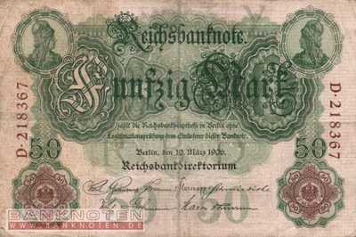 Deutschland - 50  Mark (#DEU-022a_F)