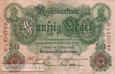 Germany - 50  Mark (#DEU-022b_F)