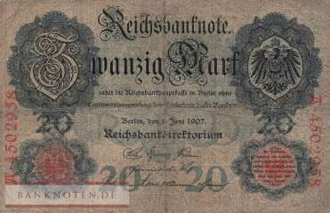 Deutschland - 20  Mark (#DEU-025_VG)