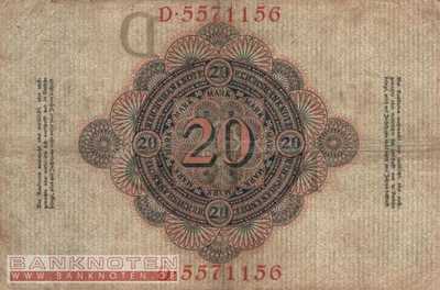 Deutschland - 20  Mark (#DEU-029_F)