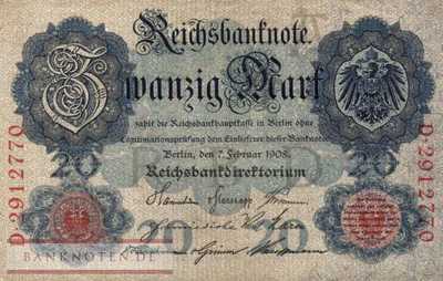 Germany - 20  Mark (#DEU-029_VF)