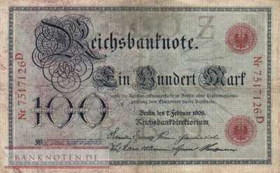 Deutschland - 100  Mark (#DEU-031a_F)