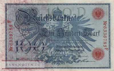 Germany - 100  Mark (#DEU-031b_AU)