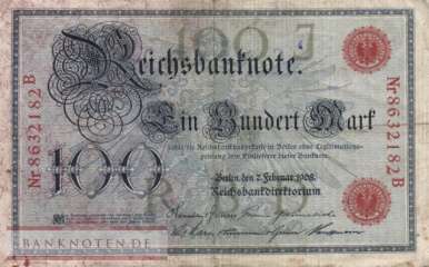 Deutschland - 100  Mark (#DEU-031b_F)