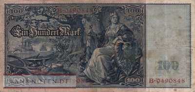 Deutschland - 100  Mark (#DEU-032_F)
