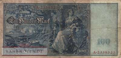Deutschland - 100  Mark (#DEU-035_VG)