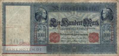 Deutschland - 100  Mark (#DEU-035_VG)