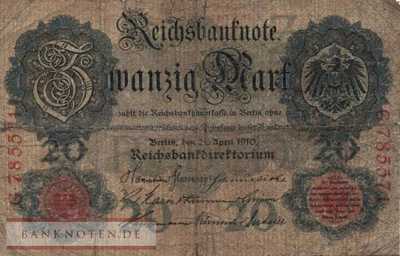 Germany - 20  Mark (#DEU-037a_VG)