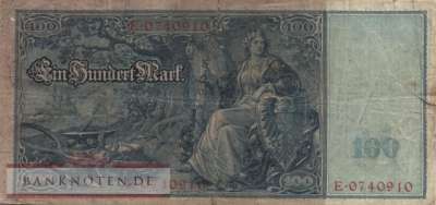 Deutschland - 100  Mark (#DEU-039a_G)