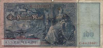 Deutschland - 100  Mark (#DEU-039a_VG)
