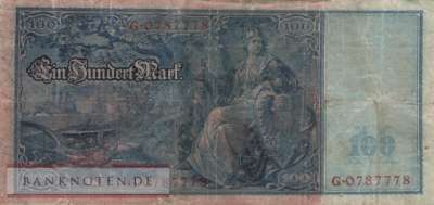Germany - 100  Mark (#DEU-039b_F)
