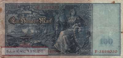 Germany - 100  Mark (#DEU-039b_VG)