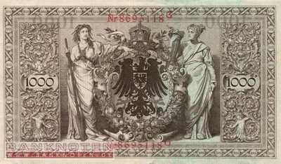 Germany - 1.000  Mark (#DEU-040c_XF)