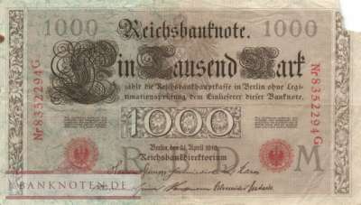 Deutschland - 1.000  Mark (#DEU-040c_G)