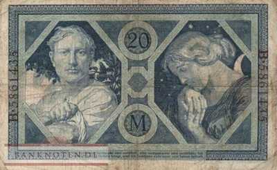 Deutschland - 20  Mark (#DEU-042_F)