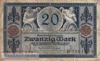 Deutschland - 20  Mark (#DEU-042_F)
