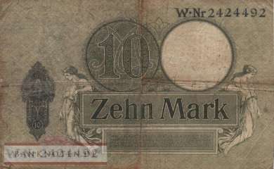 Deutschland - 10  Mark (#DEU-053b_VG)