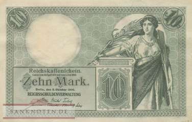 Deutschland - 10  Mark (#DEU-053b_AU)