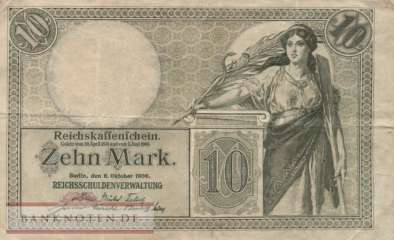 Germany - 10  Mark (#DEU-053b_VF)