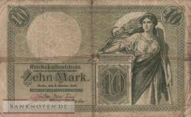 Deutschland - 10  Mark (#DEU-053b_VG)