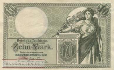 Deutschland - 10  Mark (#DEU-053b_XF)