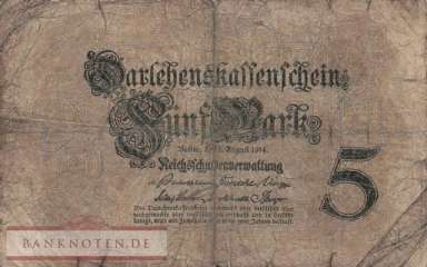 Germany - 5  Mark (#DEU-054b_VG)