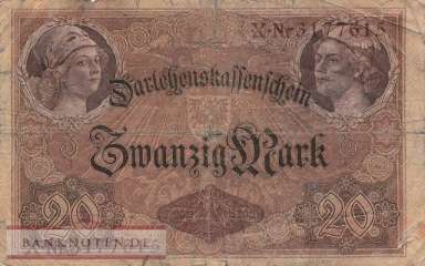 Germany - 20  Mark (#DEU-055b_G)
