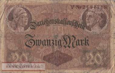 Germany - 20  Mark (#DEU-055b_VG)