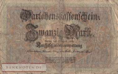 Germany - 20  Mark (#DEU-055b_VG)